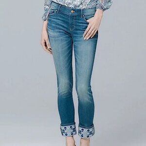 White House Black Market Skinny Crop